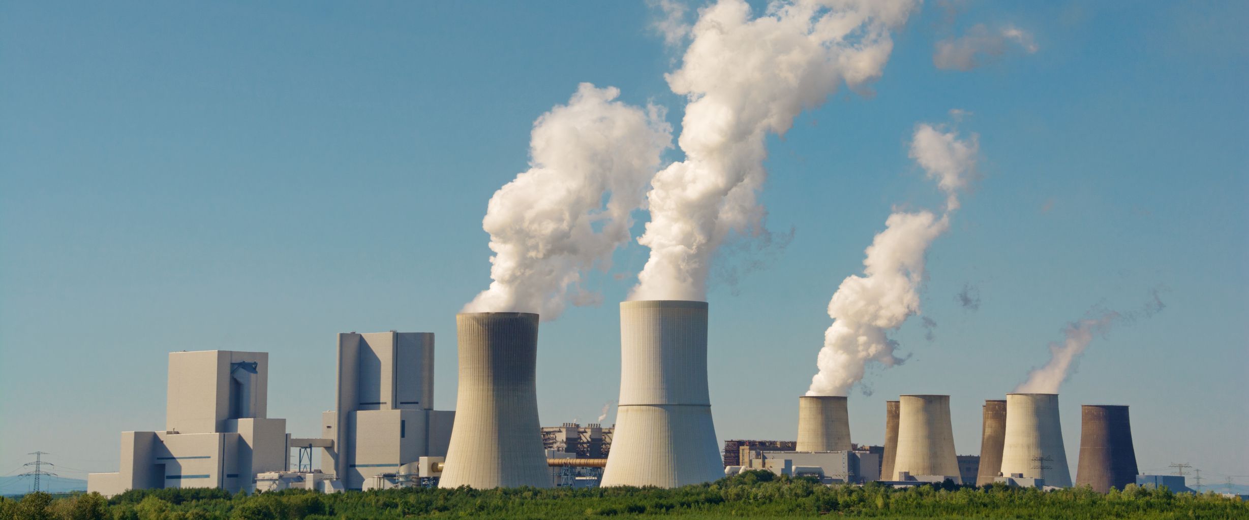 Panoramabild von Kohlekraftwerk